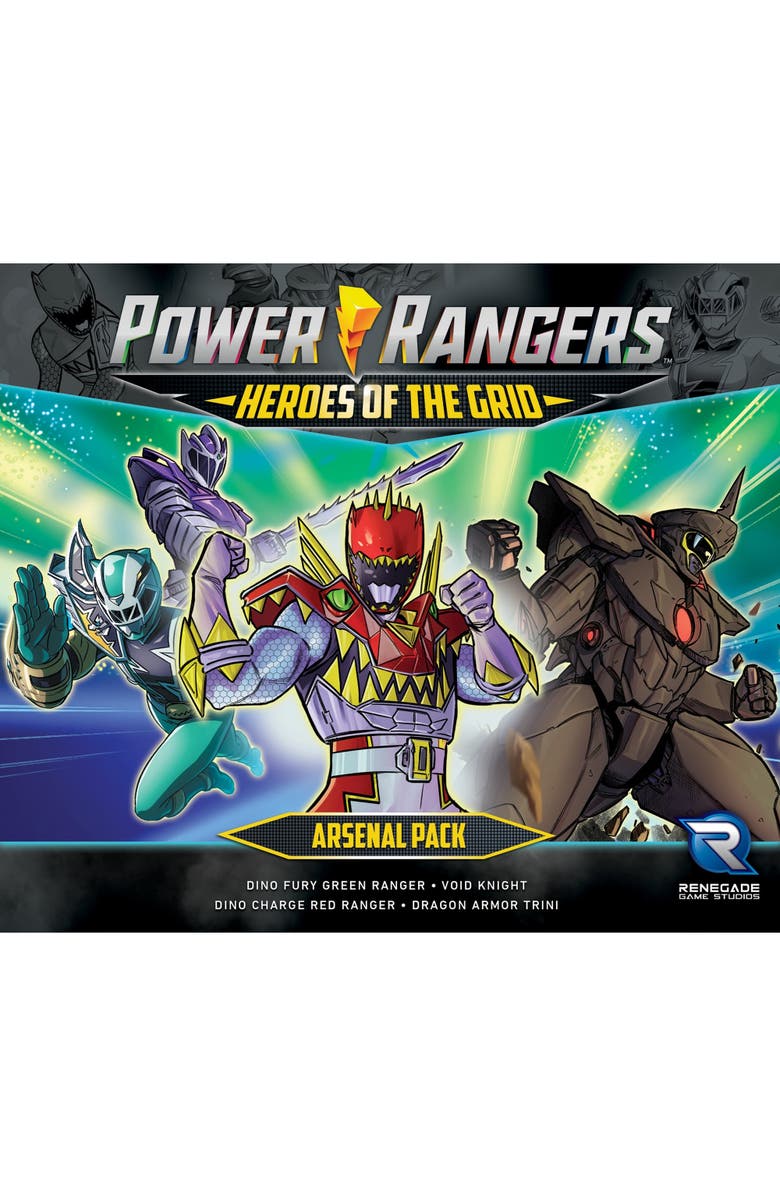 Renegade Game Studios Power Rangers Heroes of the Grid Arsenal Pack, Alternate, color, Multicolored