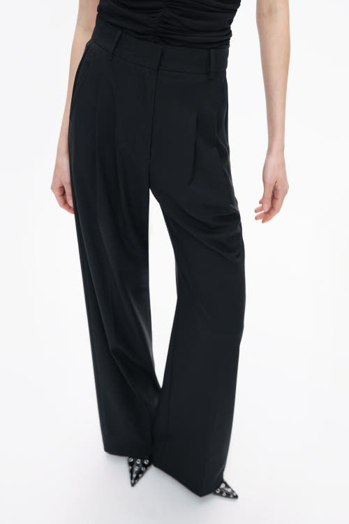 NOCTURNE NOCTURNE DOUBLE-PLEATED PANTS 