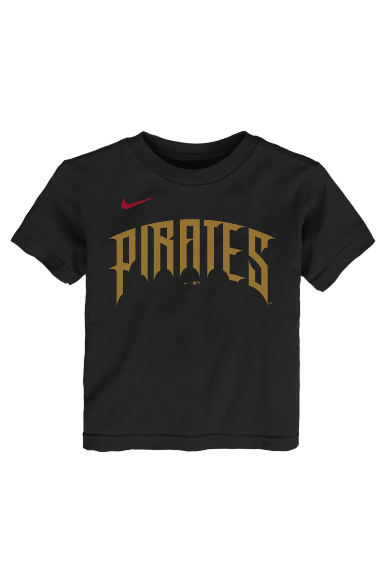 Toddler Nike Paul Skenes Black Pittsburgh Pirates 2026 City Connect Name & Number T-Shirt, Alternate, color, Black