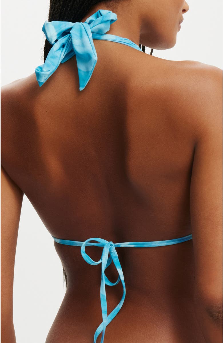 COTTON ON BODY Women's High Apex Slider Triangle Bikini Top, Alternate, color,