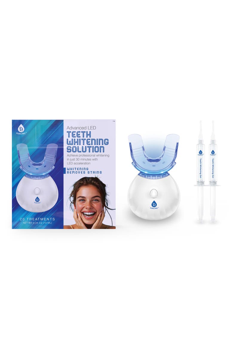 Advanced LED Teeth Whitening Solution, Main, color, WHITE
