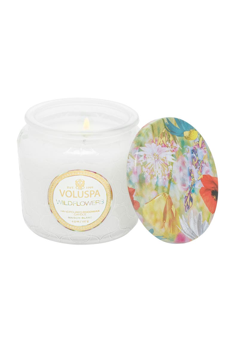 Wildflowers Petite Jar Scented Candle, Alternate, color, WILDFLOWERS