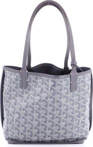 Pre-Owned Goyard Anjou Reversible Tote Coated Canvas Mini