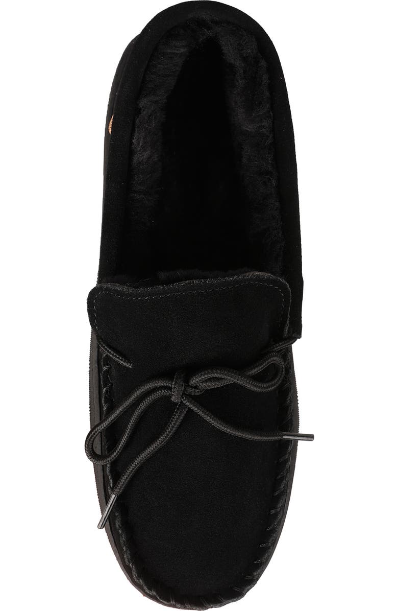 LAMO Theo Genuine Shearling & Faux Fur Slipper, Alternate, color,