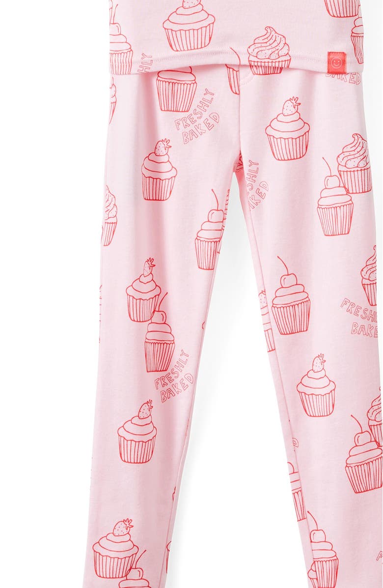 Cotton On Kids Kid's Cameron Short/Long Pyjama Set, Alternate, color, Tea Party Pink Cupcakes