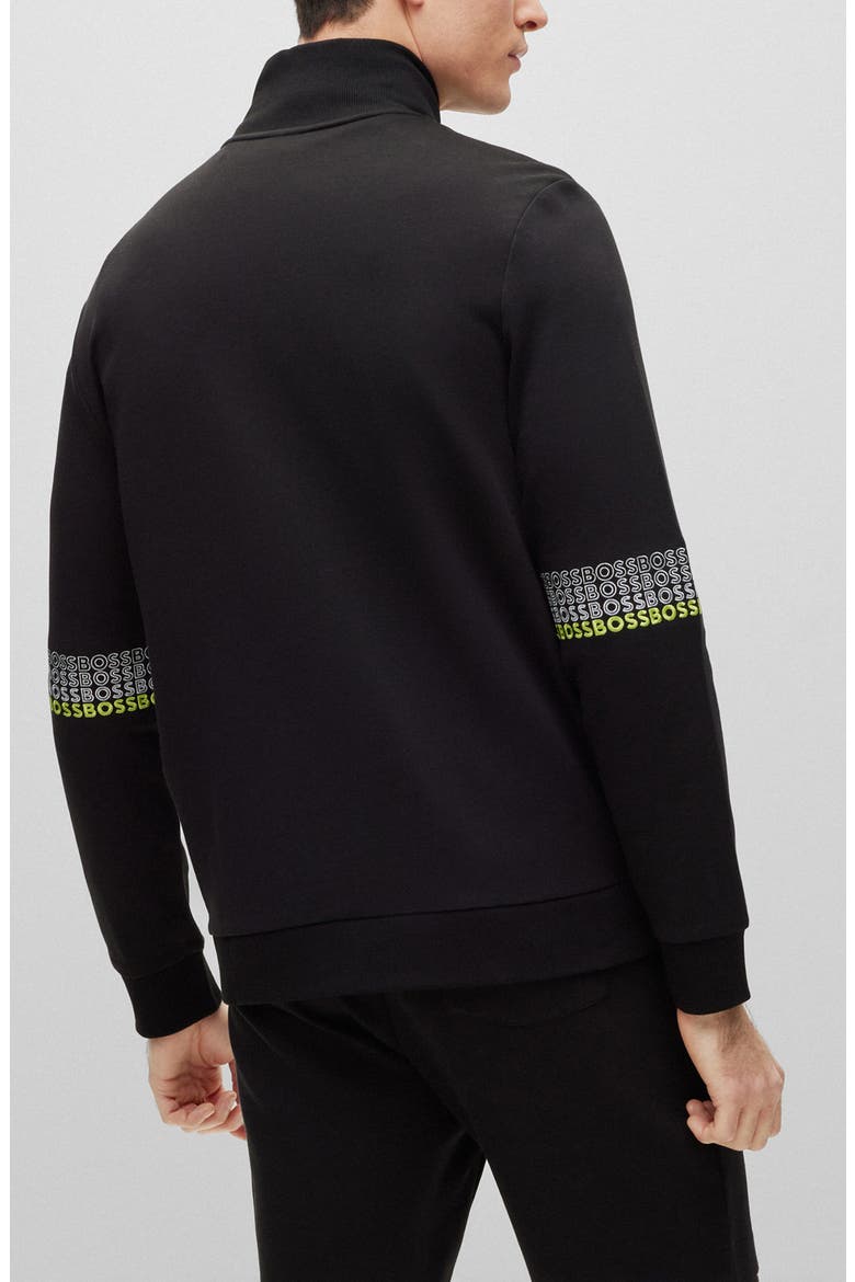 Skaz Zip-Up Jacket, Alternate, color, BLACK