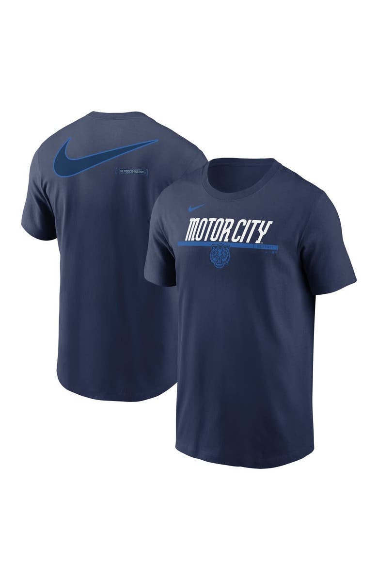 Nike Men's Nike Navy Detroit Tigers 2-Hit Speed City Connect T-Shirt, Main, color, 
