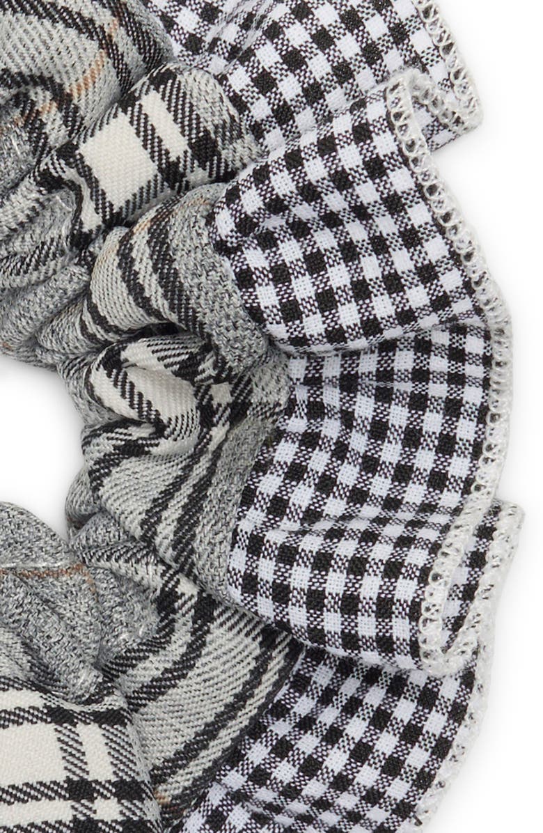L. Erickson Soren Scrunchie, Alternate, color, Black/ White