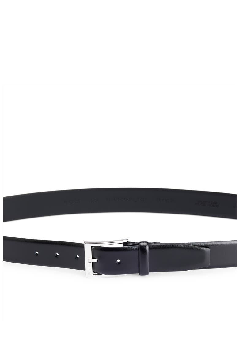 Elloy Leather Belt, Alternate, color, BLACK