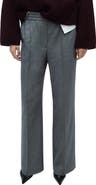 MANGO High Waist Wide Leg Pants