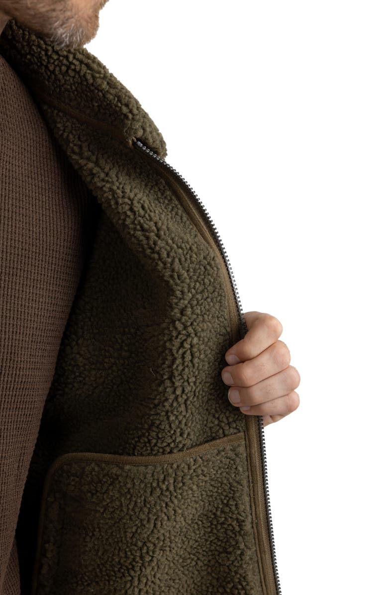 Rainforest Faux Shearling Jacket, Alternate, color, 