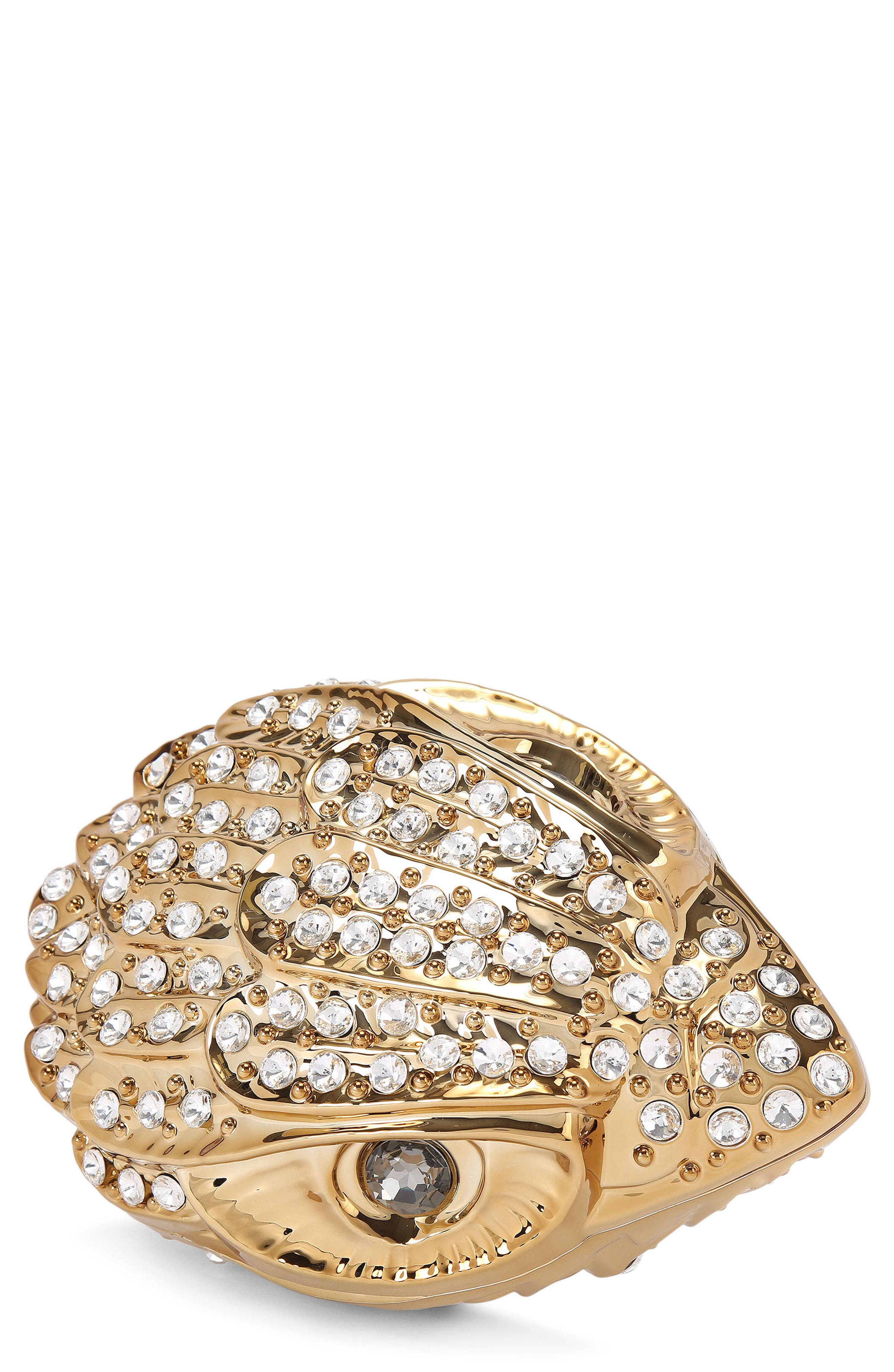 Kurt Geiger London Eagle Head Clutch, Main, color, 