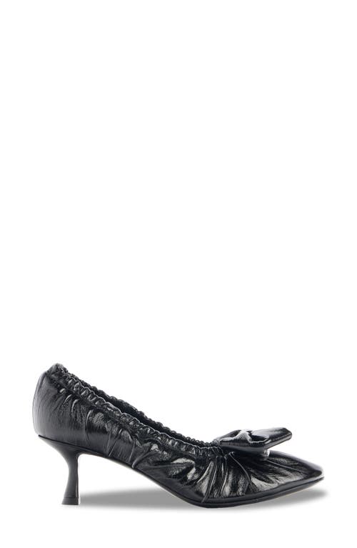 Acne Studios Leather Heel Shoes In Black