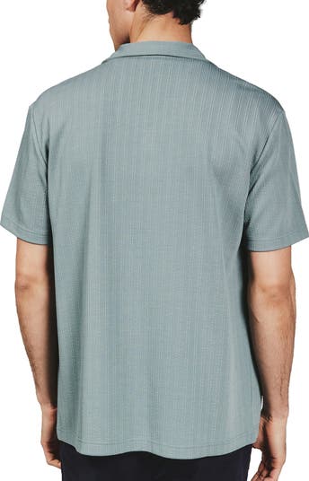 Vaugh Rib Knit Camp Shirt