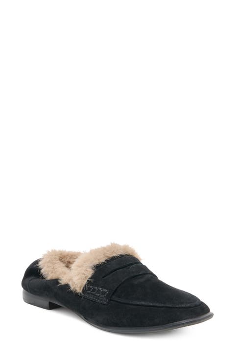 Cloey Plush Faux Fur Lined Loafer