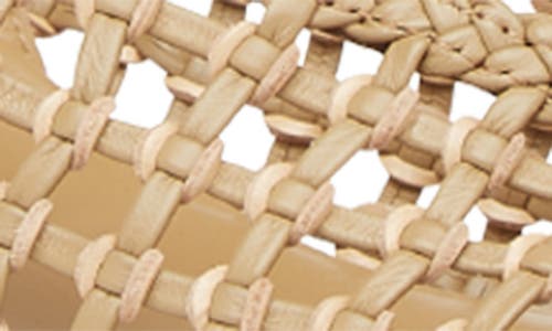 Fendi Woven Leather Kitten-heel Slingback Pumps In Cammello