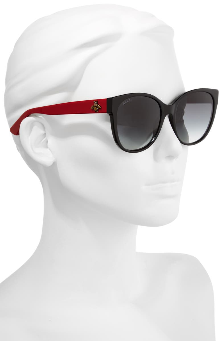Gucci 56mm Cat Eye Sunglasses, Alternate, color, 