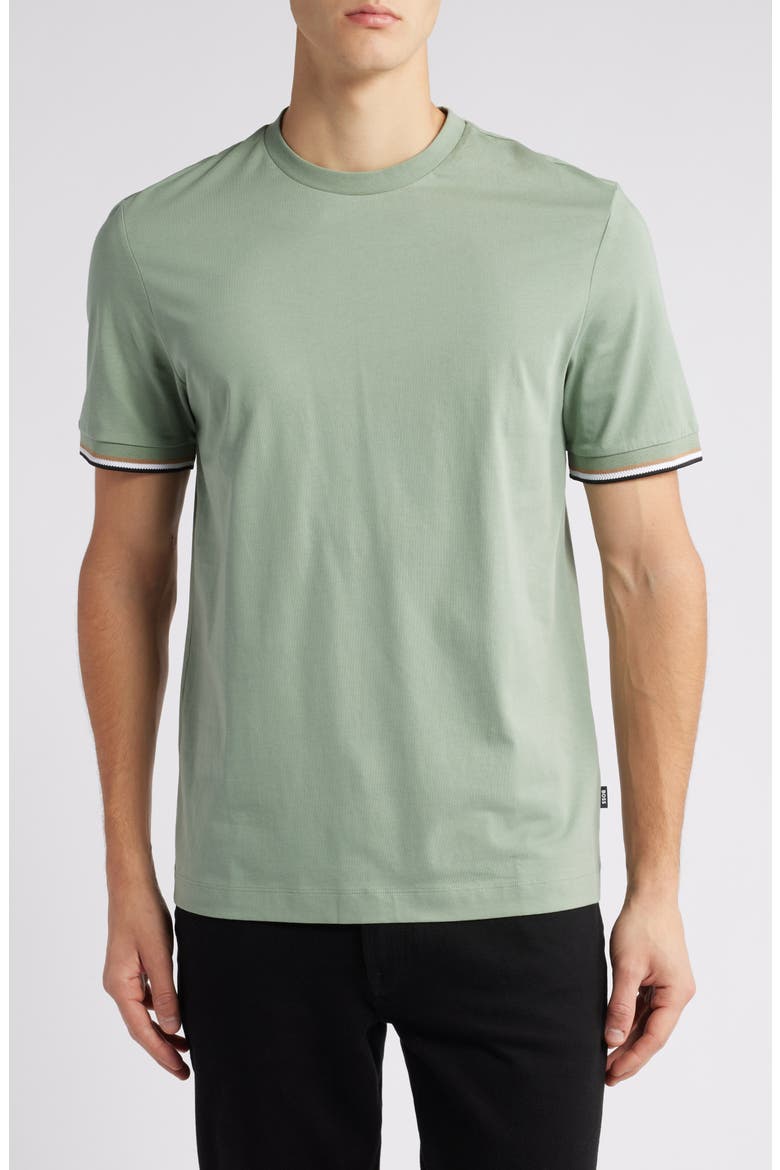 Thompson Cotton T-Shirt, Main, color, LIGHT/ PASTEL GREEN