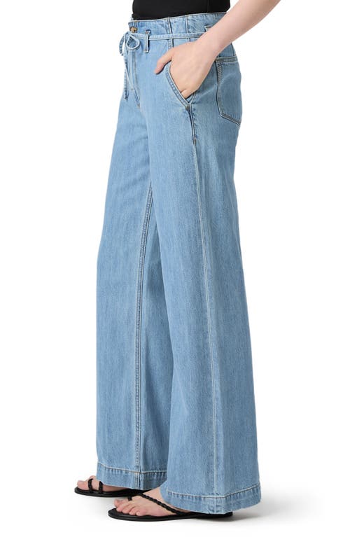 Paige Zoey High-rise Wide-leg Tie-waist Jeans