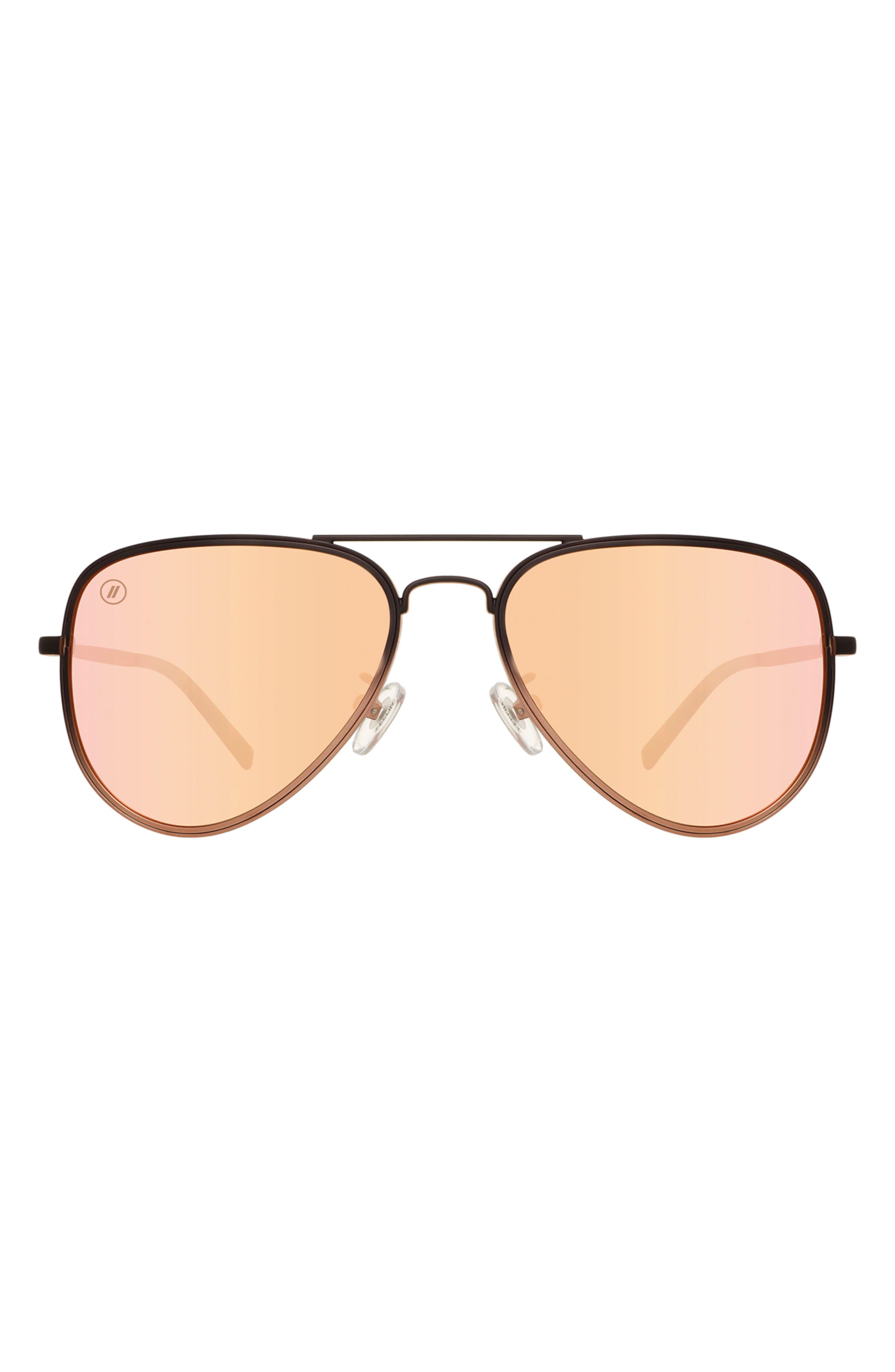 Blenders Eyewear 58mm A Series Polarized Aviator Sunglasses