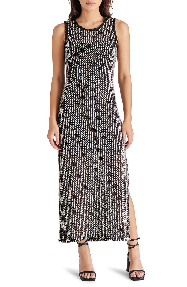 Steve Madden Nyssa Textured Sleeveless Knit Dress, Main, color, 
