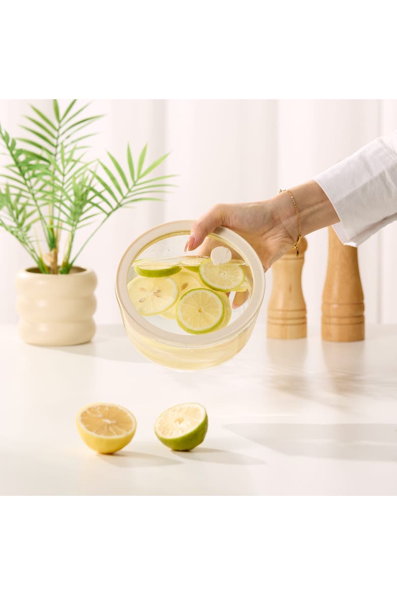 Glass Prep Bowl Set with Lids - Set of 4, Alternate, color, Clear
