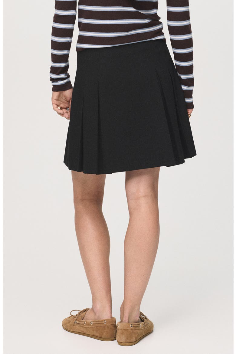 Pleated Miniskirt, Alternate, color, GREY