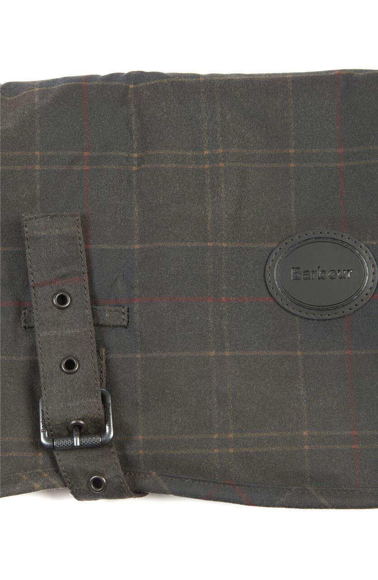 Barbour Waxed Cotton Dog Coat, Alternate, color, Classic Tartan