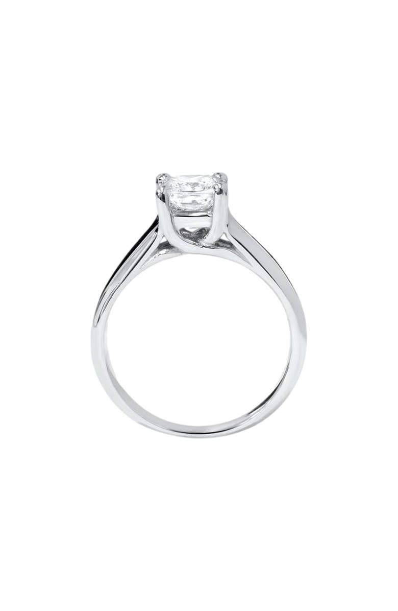 Bliss Diamond 1ct Princess Cut Lab Grown Diamond Solitaire Engagement Ring 14k Gold, Alternate, color, 14K White Gold