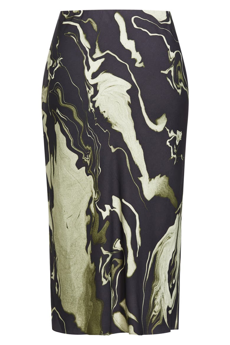 Eleanor Swirl Print Midi Skirt, Alternate, color, DARK ELEMENTS