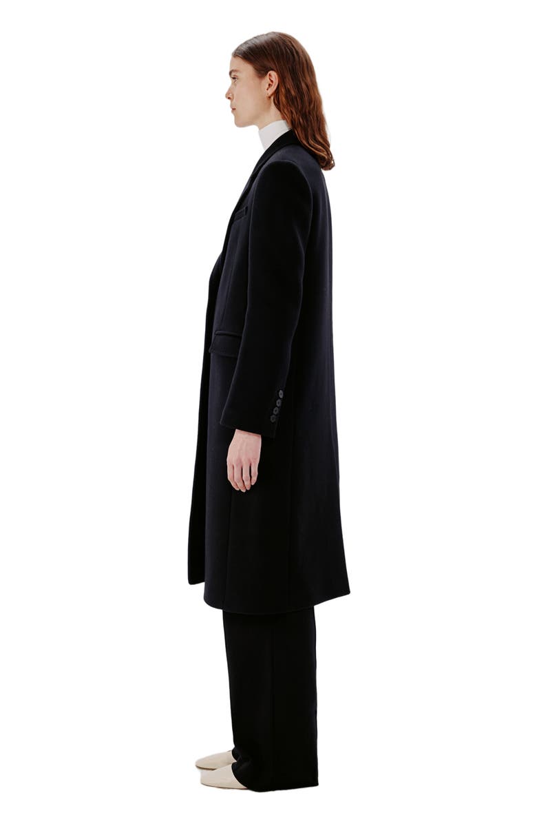 Another Tomorrow TAILORED COAT, Alternate, color, Black