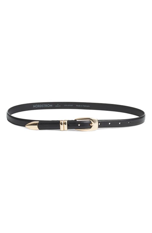 Nordstrom Mina Skinny Leather Belt