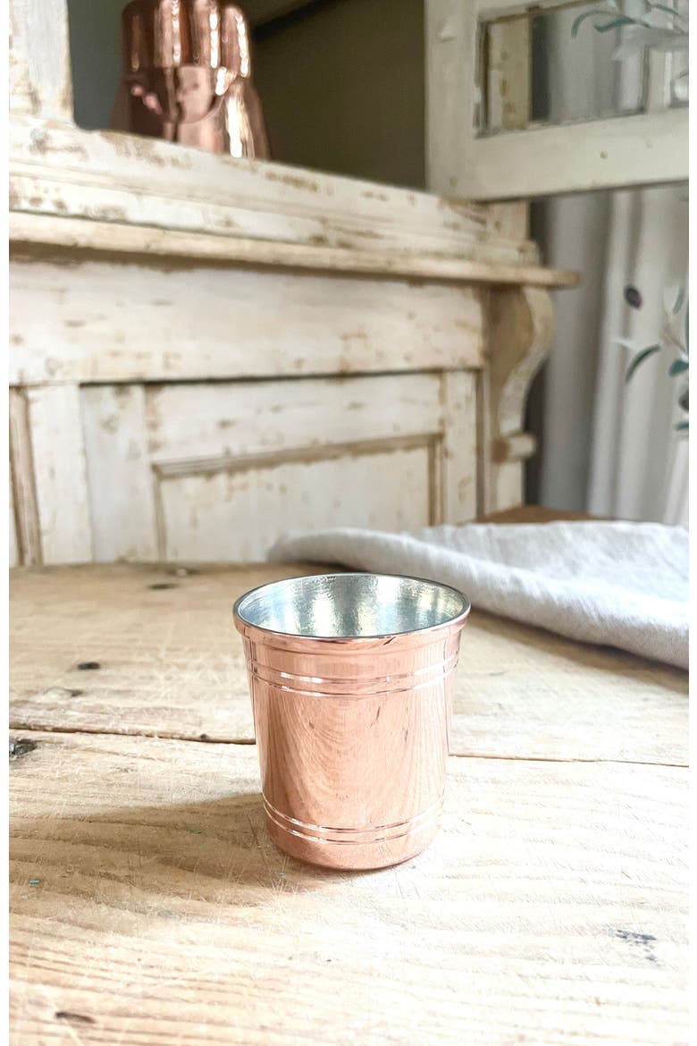 Vintage Inspired Copper Shot Glass - Set of 4, Alternate, color, Copper
