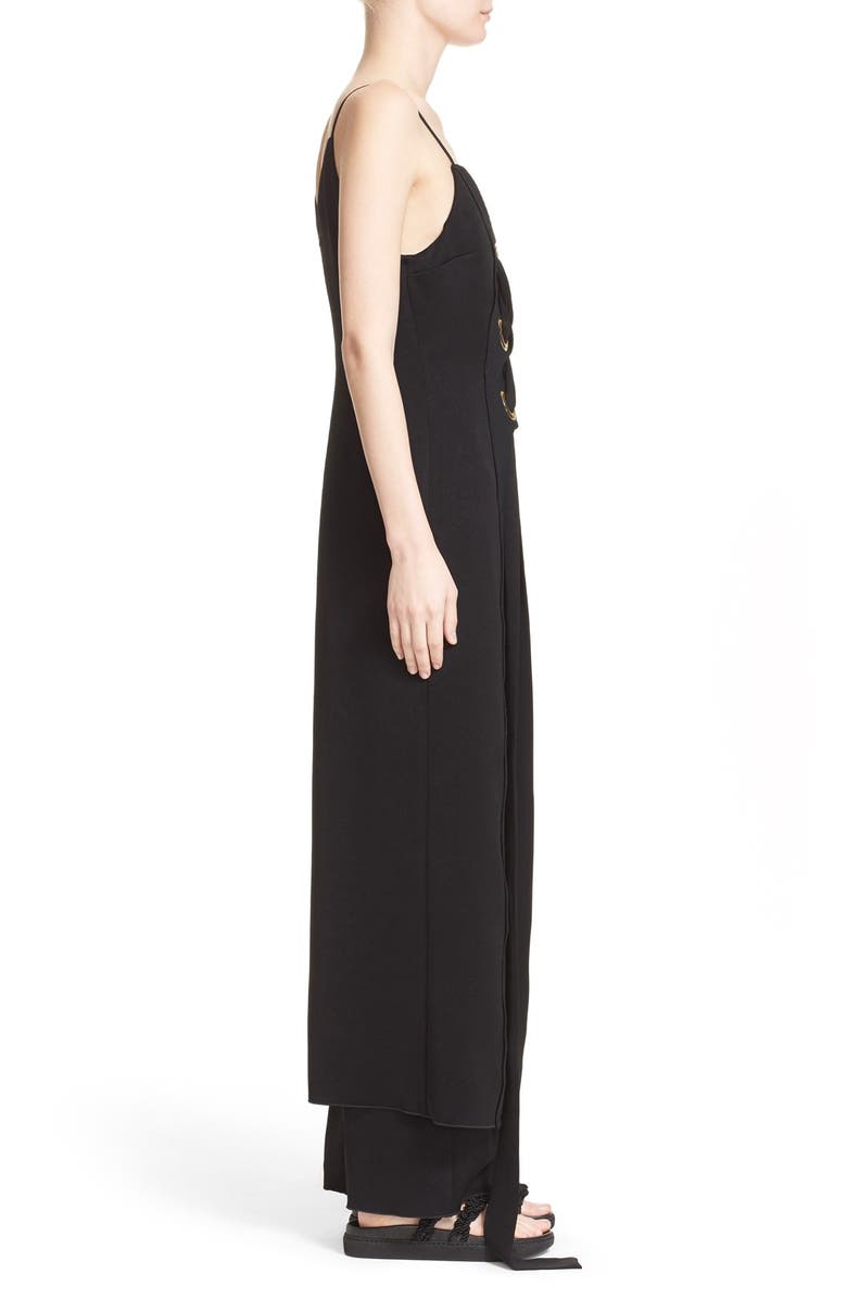 Ellery 'Delorean' Lace-Up Maxi Dress, Alternate, color, 