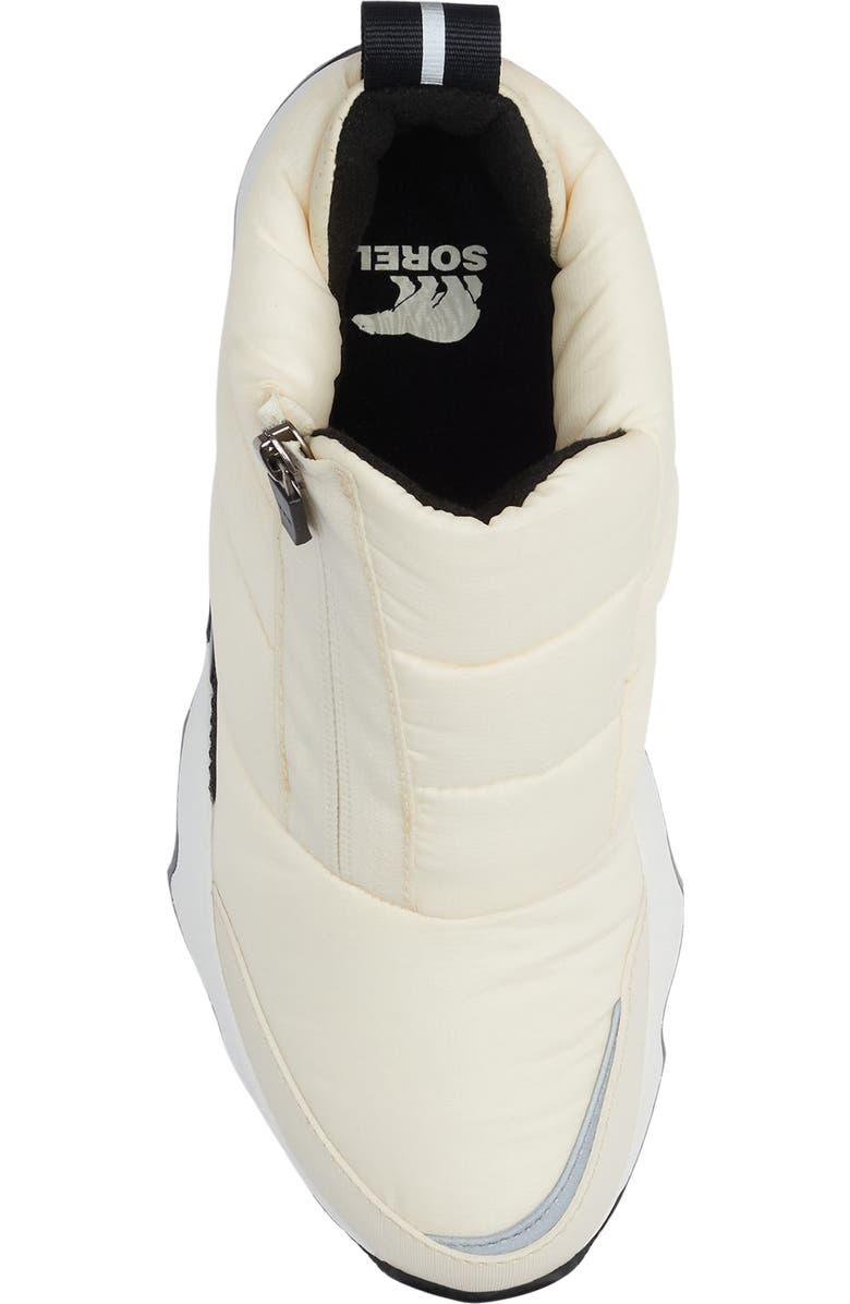 SOREL Kinetic Impact Waterproof Zip Bootie, Alternate, color, Chalk/ Black