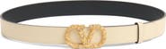 Valentino Garavani Crystal Embellished VLOGO Leather Belt