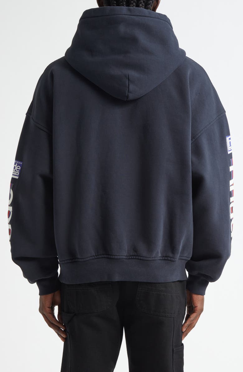 Rhude Petrol Patch Graphic Hoodie, Alternate, color, 