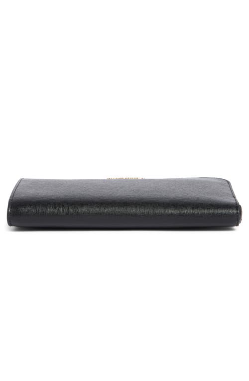 Kate Spade New York Moragn Saffiano Leather Zip Pouch In Black