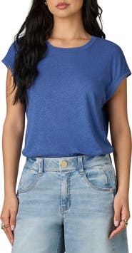 Wit & Wisdom Crochet Cap Sleeve Tee