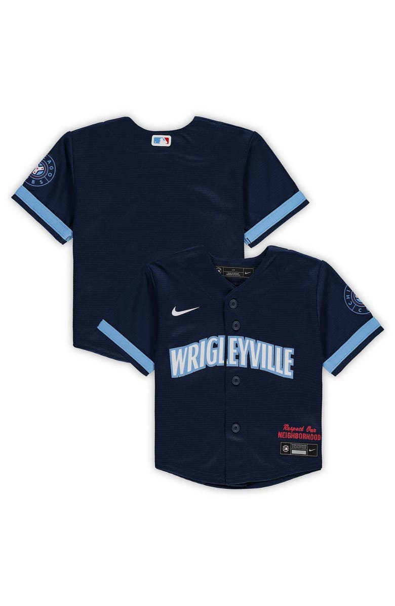 Nike Infant Nike Navy Chicago Cubs MLB City Connect Replica Jersey, Main, color, 