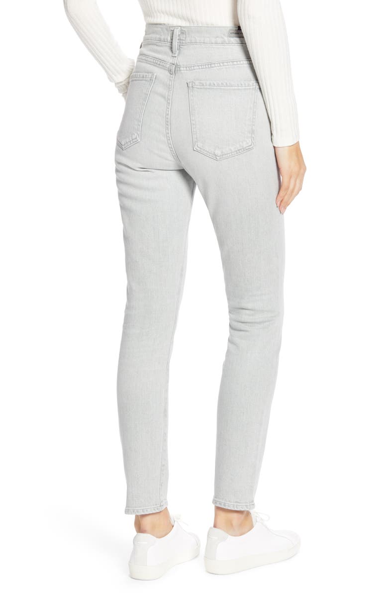 Citizens of Humanity Olivia High Waist Ankle Slim Jeans, Alternate, color,