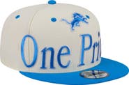 New Era Men's New Era Cream Detroit Lions Oversized Slogan 9FIFTY Snapback Hat