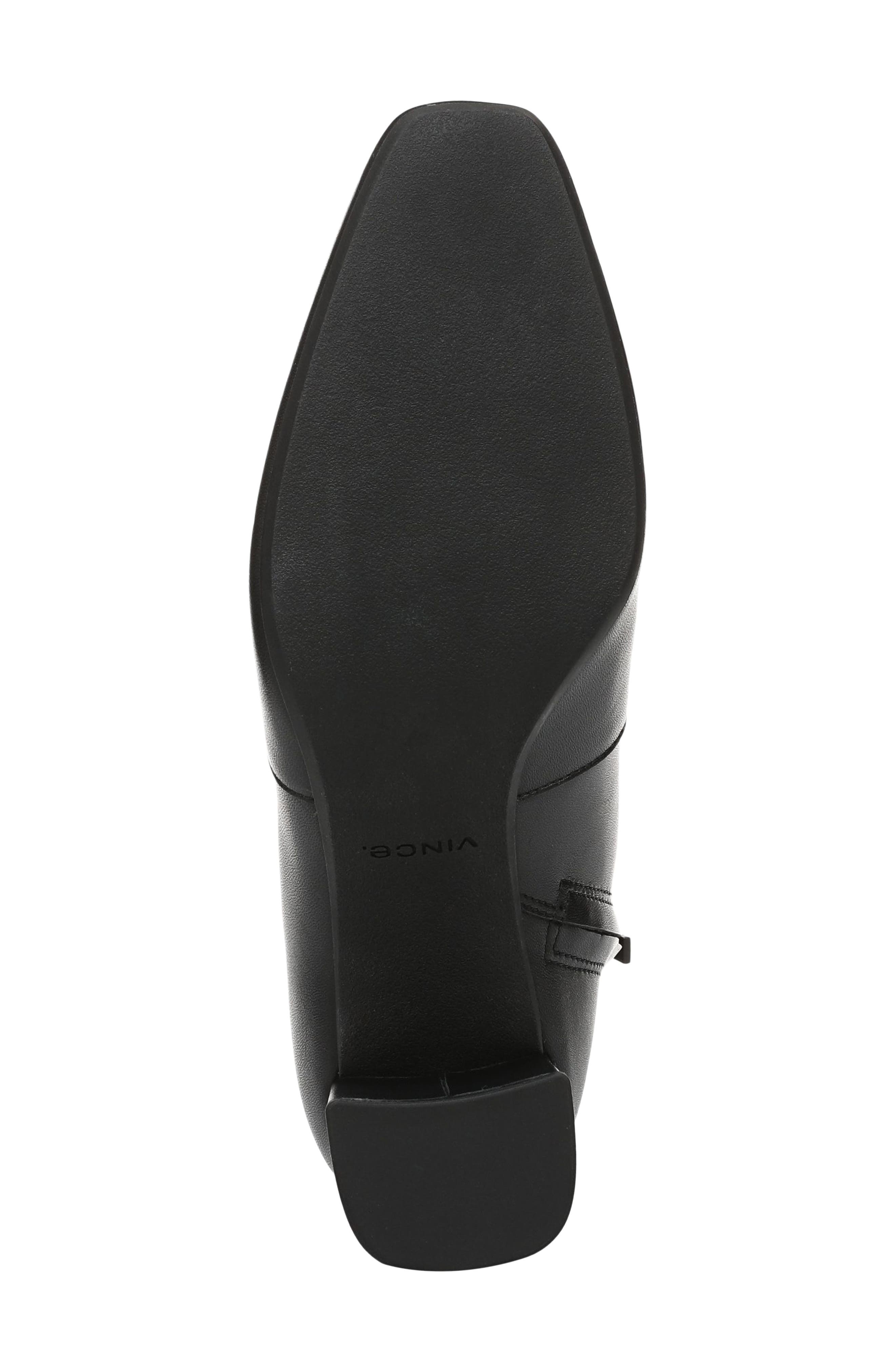 Tegan Leather Bootie, Alternate, color, BLACK