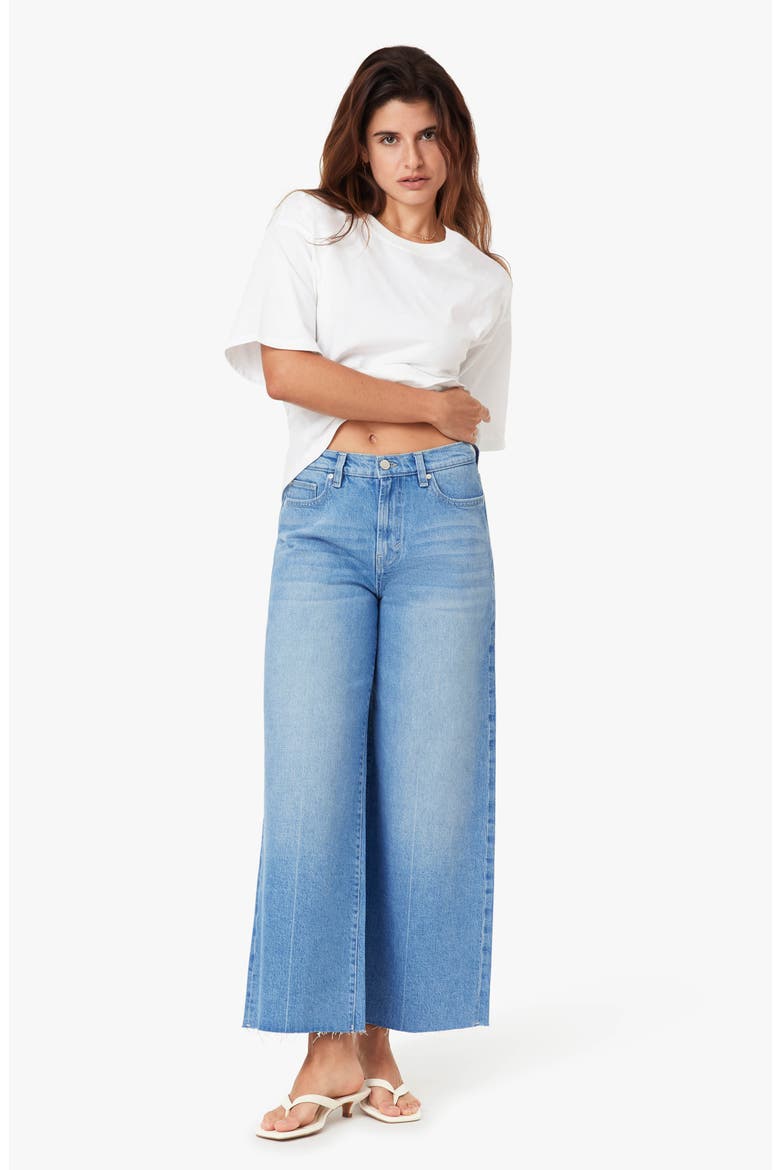 Denver Ankle Wide Leg Jeans, Alternate, color, BLUE BELL