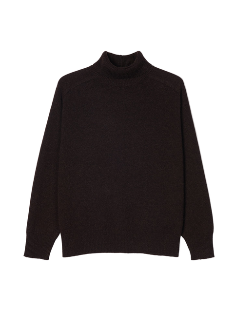Unisex High-Neck Cashmere Sweater
