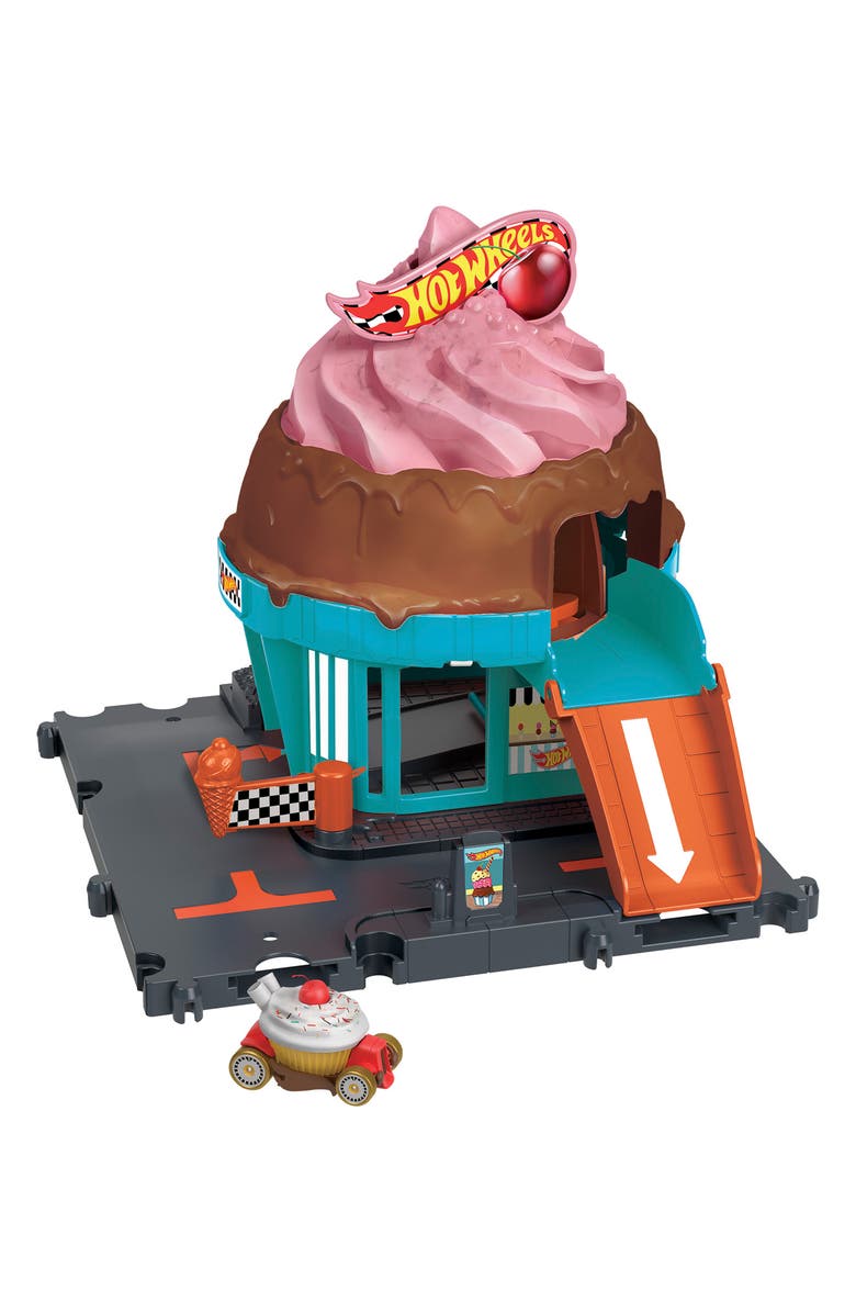 Hot Wheels City Downtown Ice Cream Playset, Alternate, color,