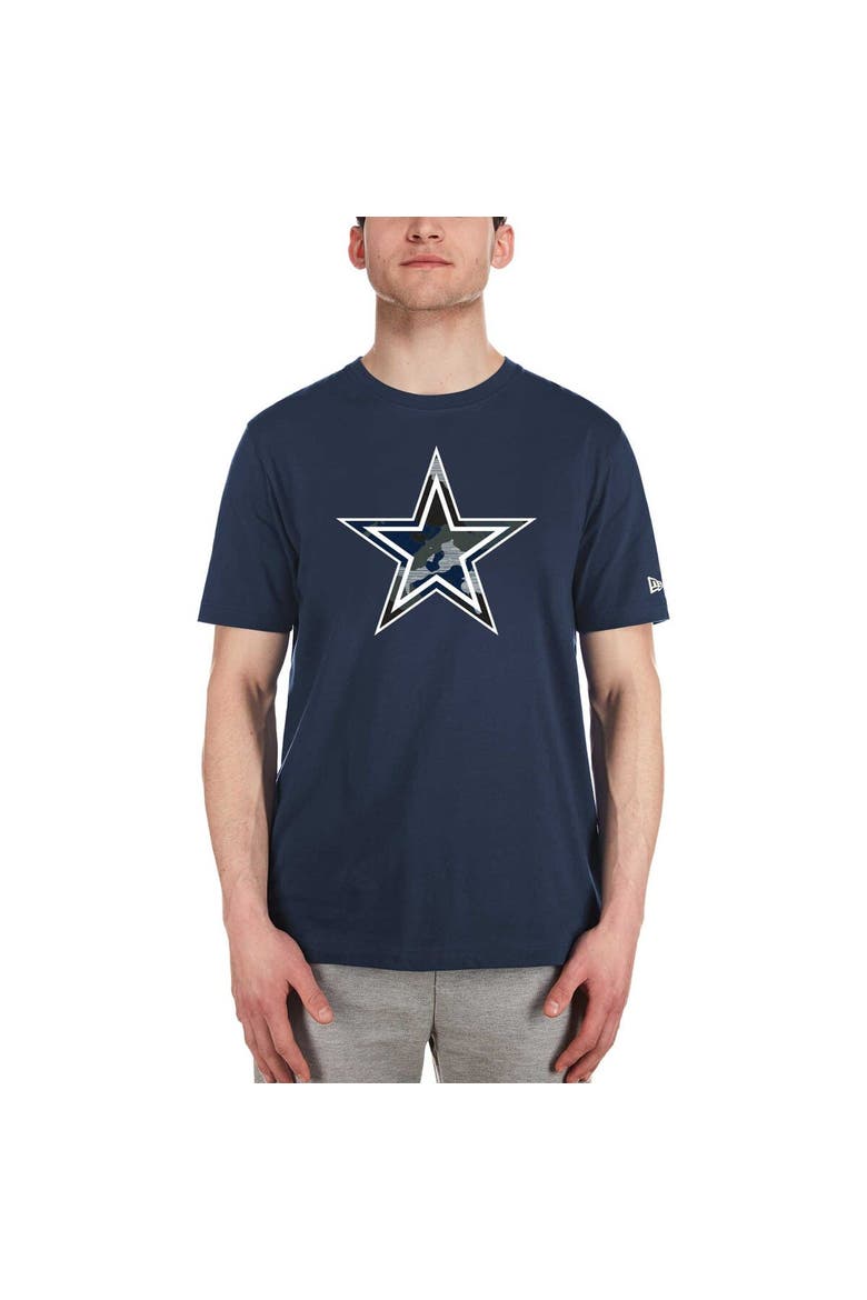 Men's New Era Navy Dallas Cowboys Logo T-Shirt, Main, color, Navy