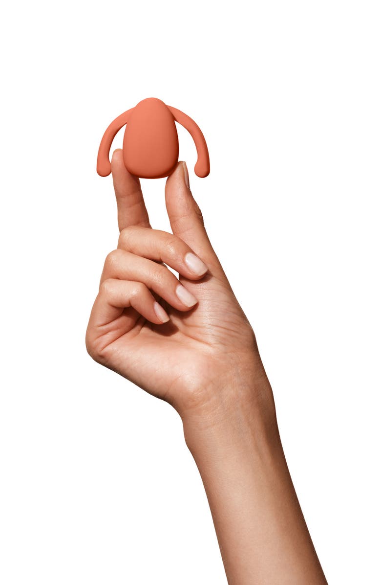 Dame Products Eva Couples Vibrator, Alternate, color, Papaya