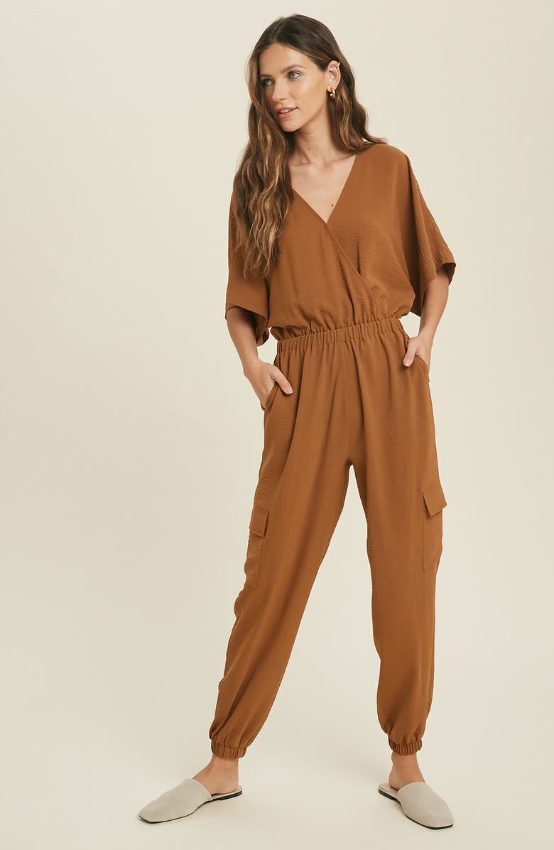 WISHLIST V-Neck Jumpsuit, Alternate, color,