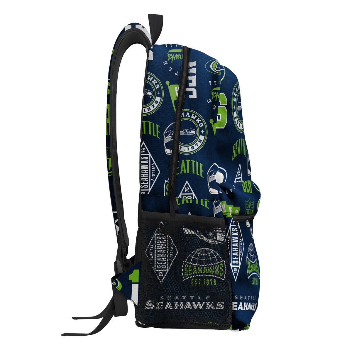 Seattle Seahawks Backpack and Lunchbox Set, Alternate, color, Navy
